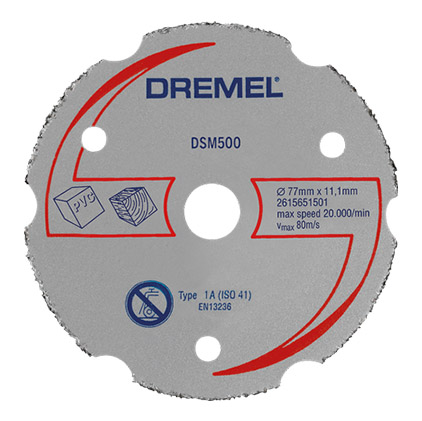 DREMEL® DSM20 Multipurpose Carbide Cutting Wheel (DSM500)