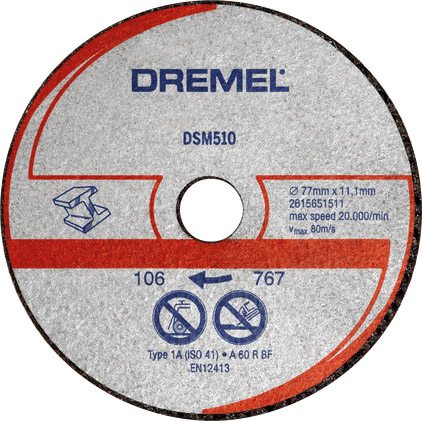 DREMEL® DSM20 Metal and Plastic Cutting Wheel (DSM510)